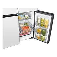 36" 23 cu.ft. Bespoke Counter Depth 4-Door Flex Fridge with Beverage Center | Samsung Canada