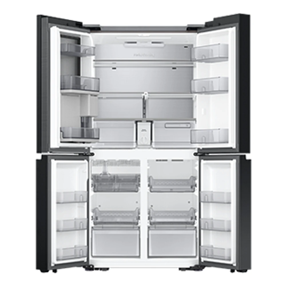 36" 23 cu.ft. Bespoke Counter Depth 4-Door Flex Fridge with Beverage Center | Samsung Canada