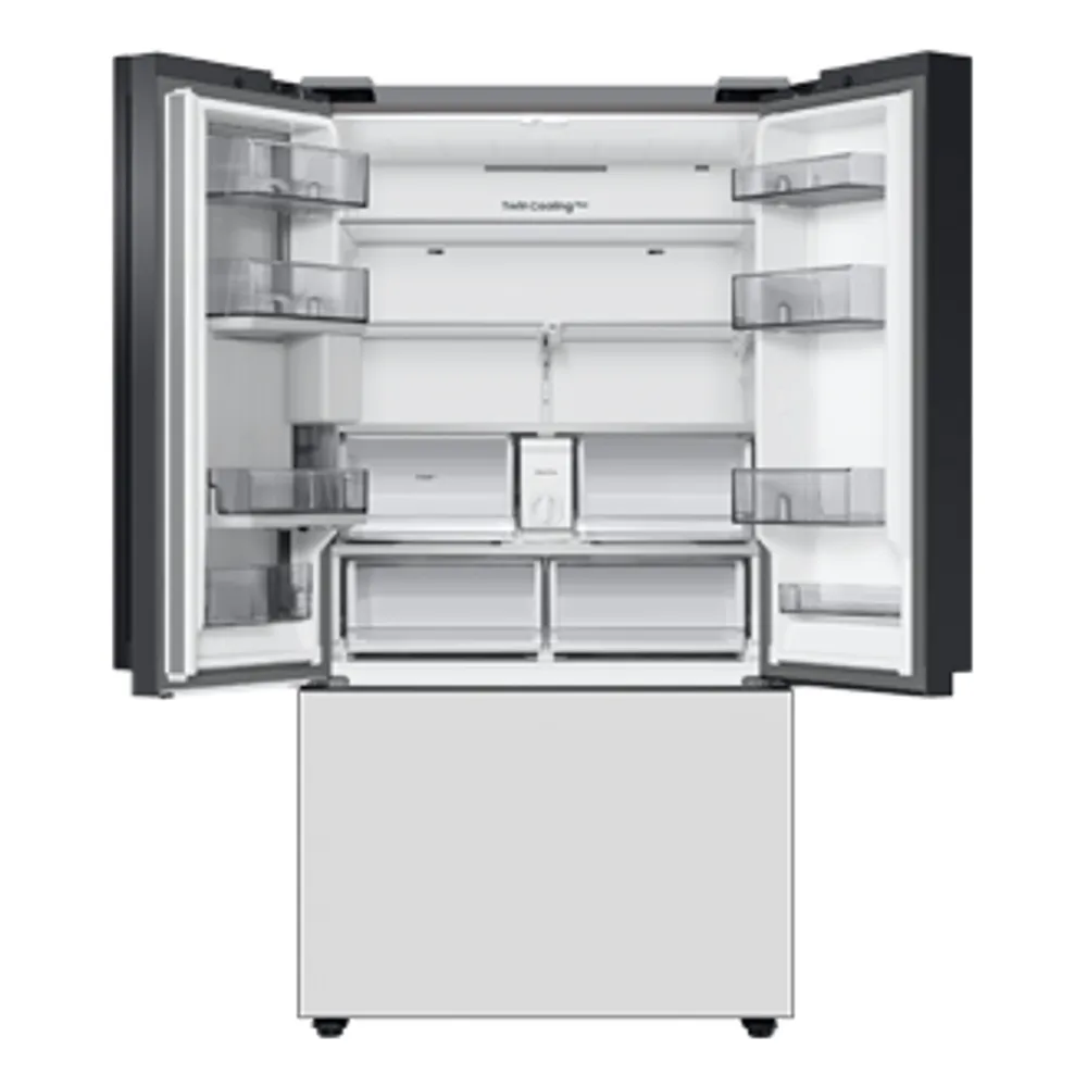 36" BESPOKE Counter-Depth 3 Door French Door Refrigerator with Beverage Center<sup>TM</sup> | Samsung Canada