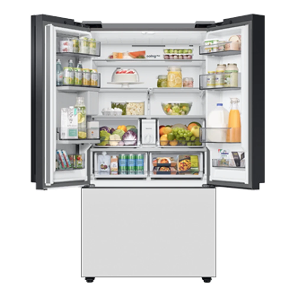 36" BESPOKE Counter-Depth 3 Door French Door Refrigerator with Beverage Center<sup>TM</sup> | Samsung Canada