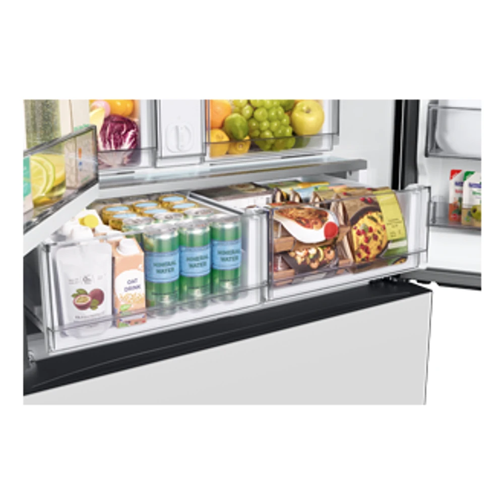 36" BESPOKE Counter-Depth 3 Door French Door Refrigerator with Beverage Center<sup>TM</sup> | Samsung Canada