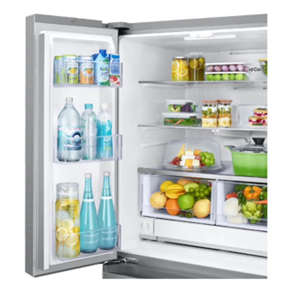 33 Inch French Door Fridge With Dual Auto Ice Maker | Samsung Canada