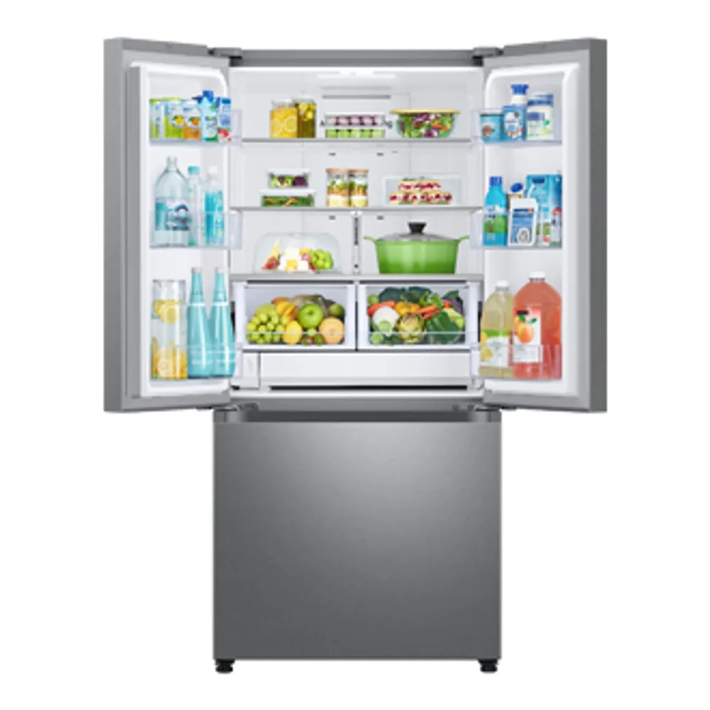 33 Inch French Door Fridge With Dual Auto Ice Maker | Samsung Canada