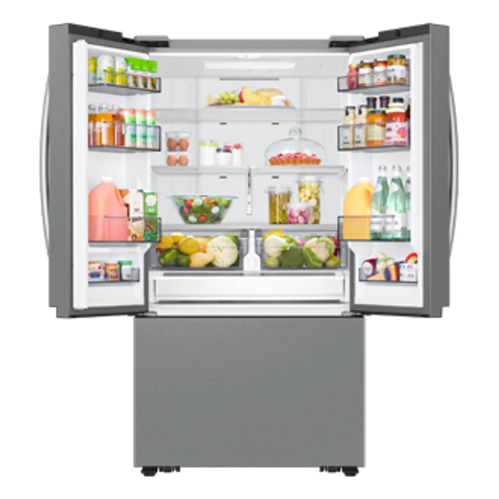 36" 3-Door SpaceMax™ Counter Depth Fridge and Dual Auto Ice Maker | Samsung Canada