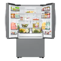 36" 3-Door SpaceMax™ Counter Depth Fridge and Dual Auto Ice Maker | Samsung Canada