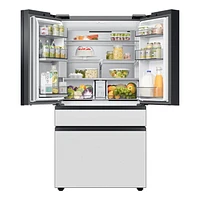 36" BESPOKE 4 Door French Door Refrigerator with Beverage Center | Samsung Canada