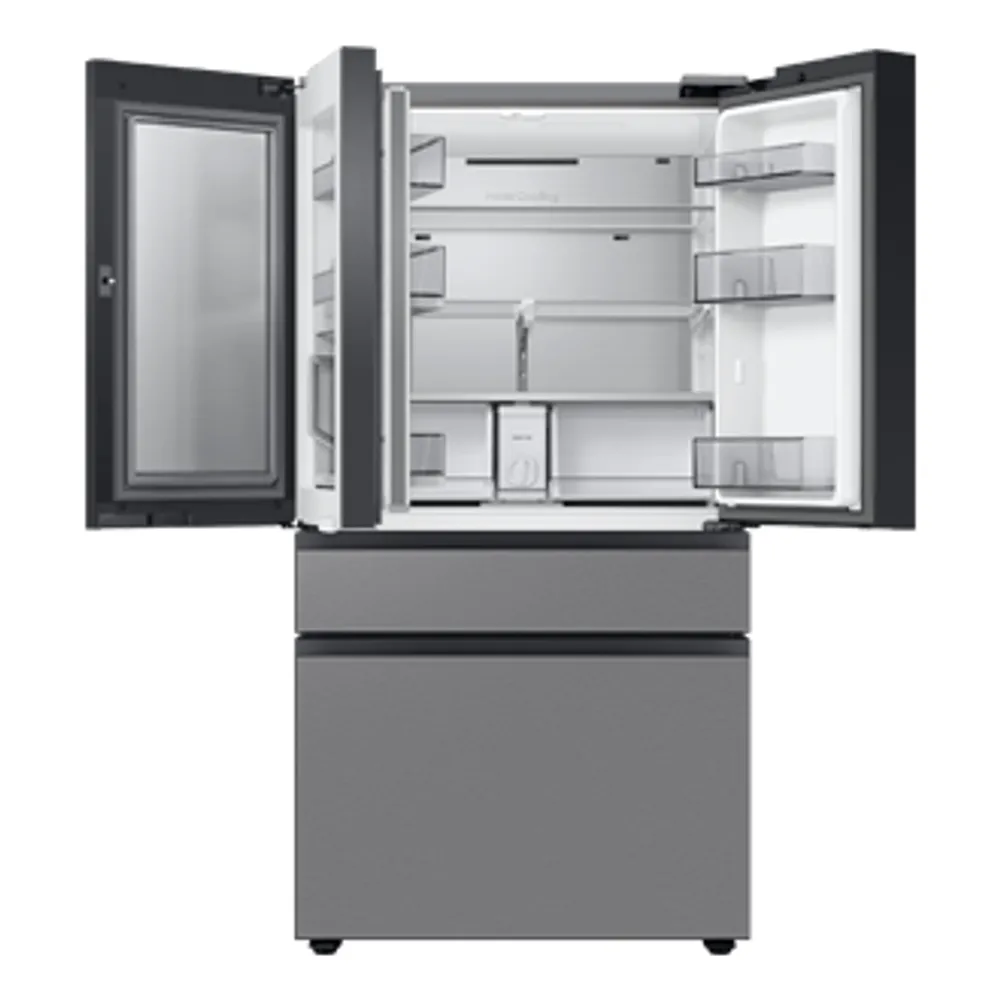 BESPOKE RF8000B 4 Door French Door Refrigertor with Beverage Center | Samsung Canada