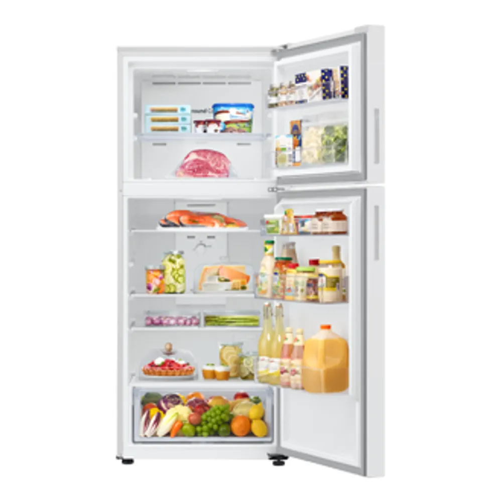28 Inch Top Mount Refrigerator: White | Samsung Canada