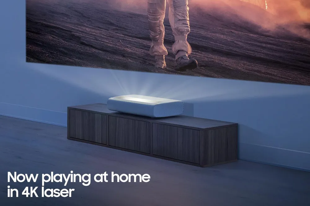 The Premiere Smart 4K UHD Ultra-Short Throw Laser Projector | Samsung Canada