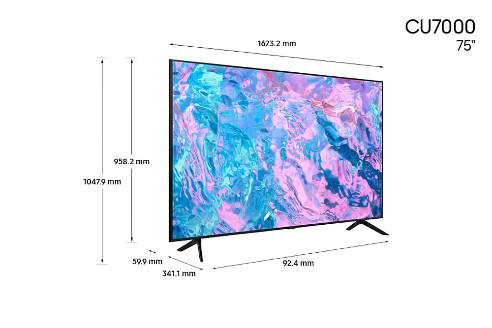 75" Crystal UHD 4K Smart TV U7000 | Samsung Canada