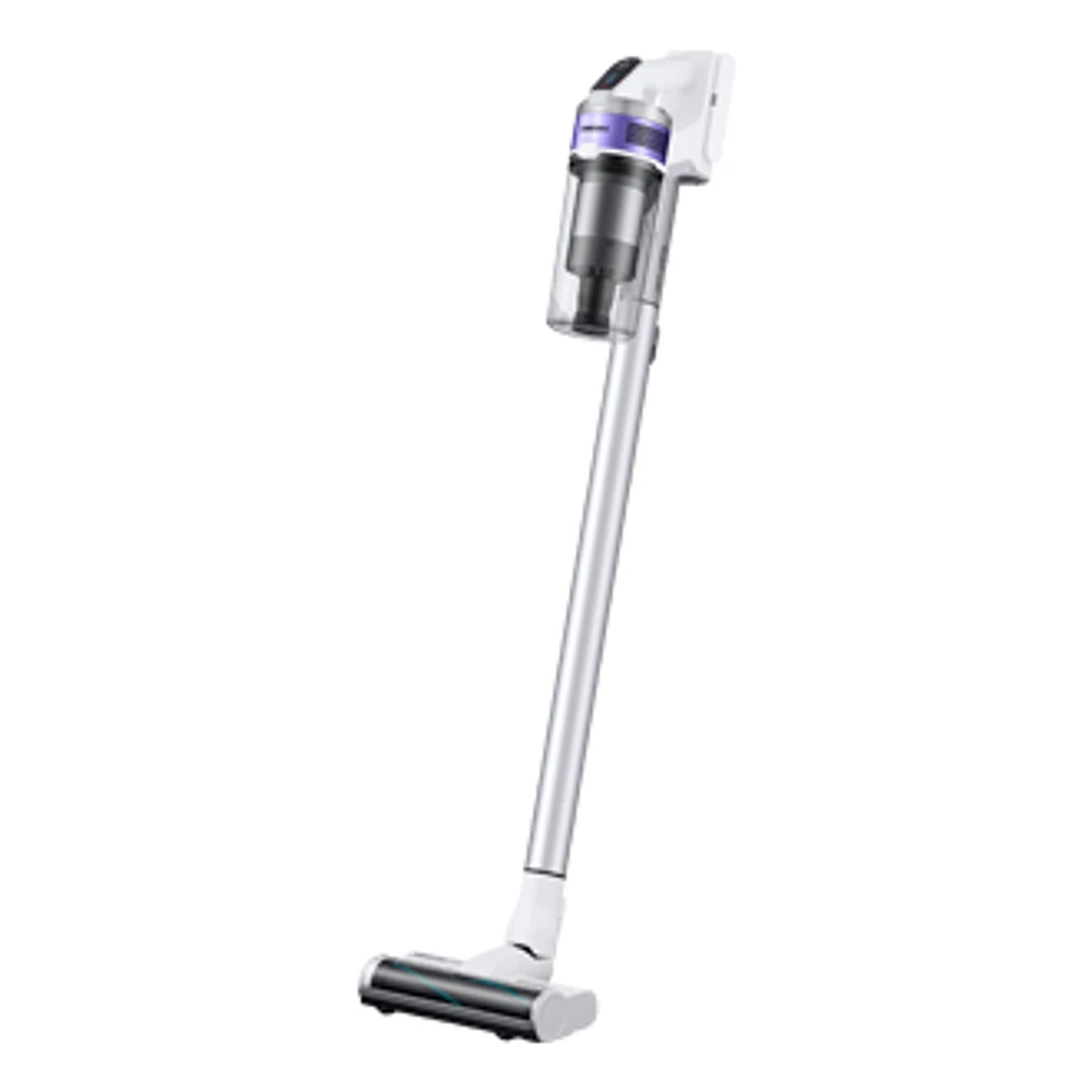 Jet 70 Pet Cordless Stick Vacuum with Turbo Action Brush in Airborne White | Samsung Canada