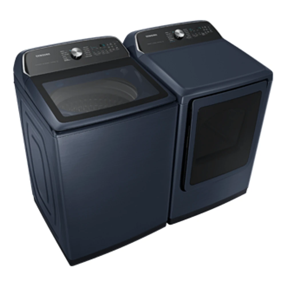 6.1 cu. ft. 7155 Series Top Load Washer with Pet Care Solution Navy | Samsung Canada
