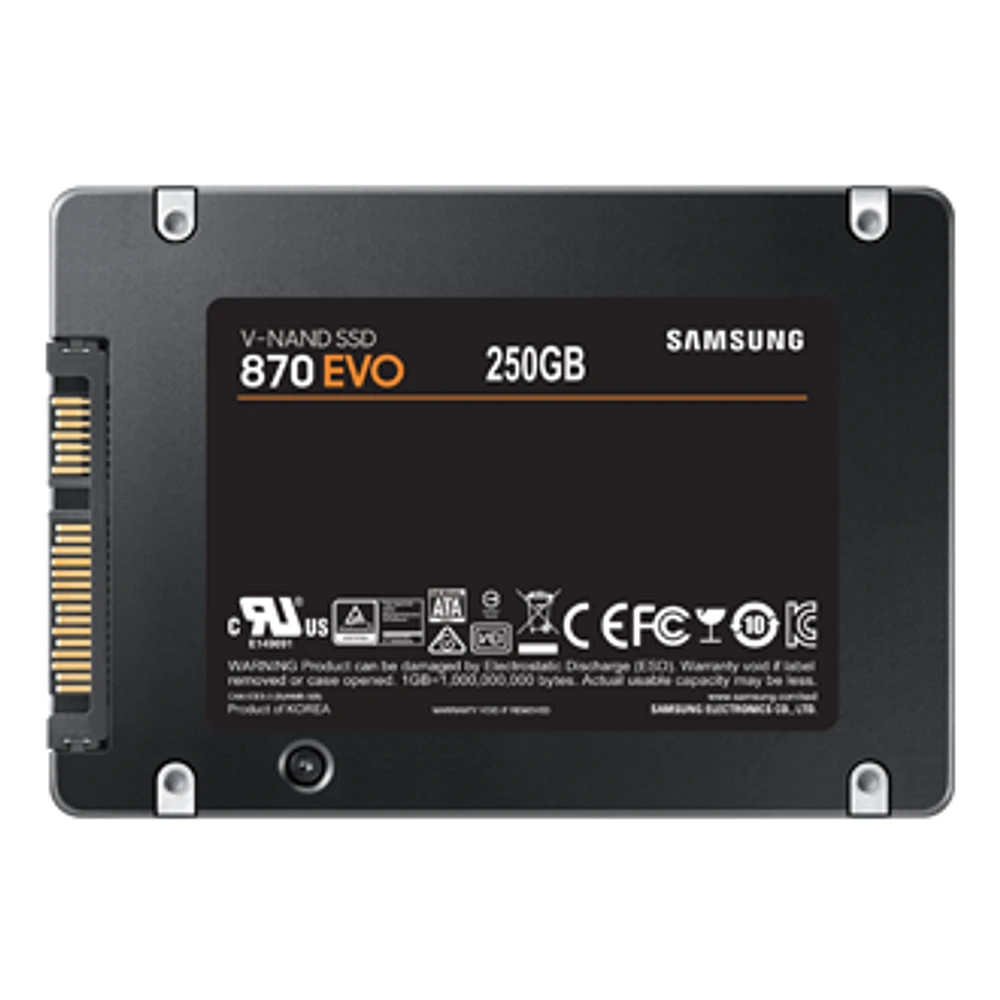 SSD 870 EVO SATA III   MZ-77E250B/EU | Samsung Portugal