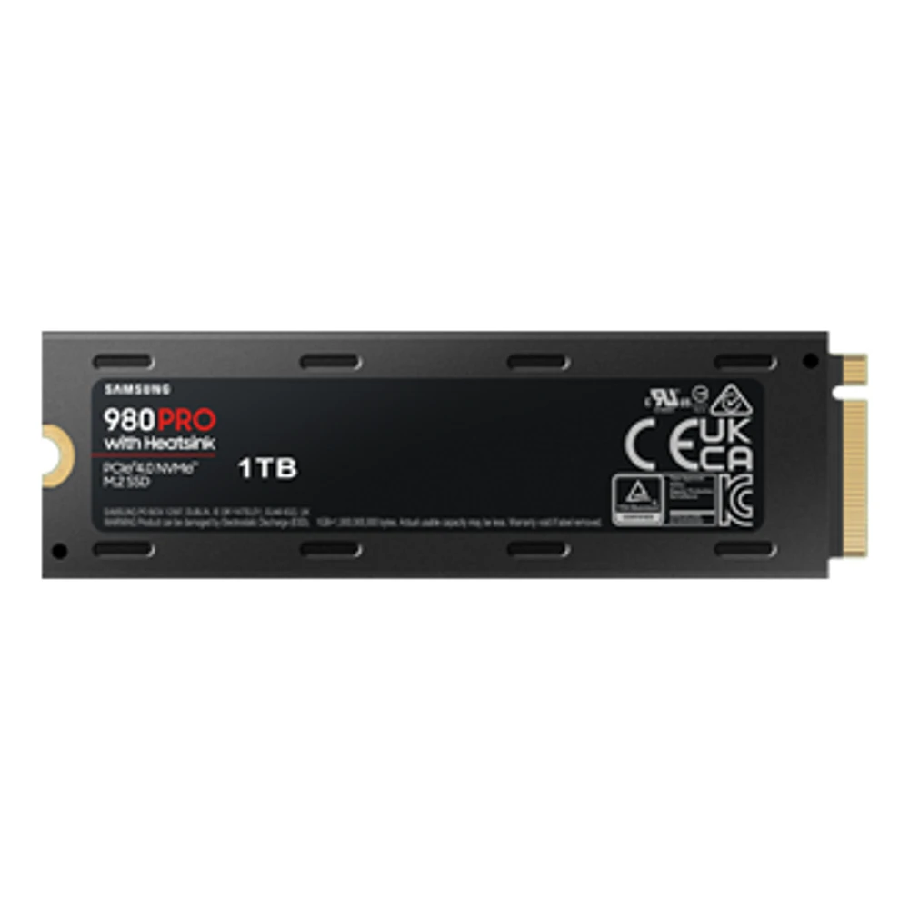 SSD 980 PRO com dissipador de calor PCIe 4.0 NVMe 2T MZ-V8P1T0CW | Samsung Portugal