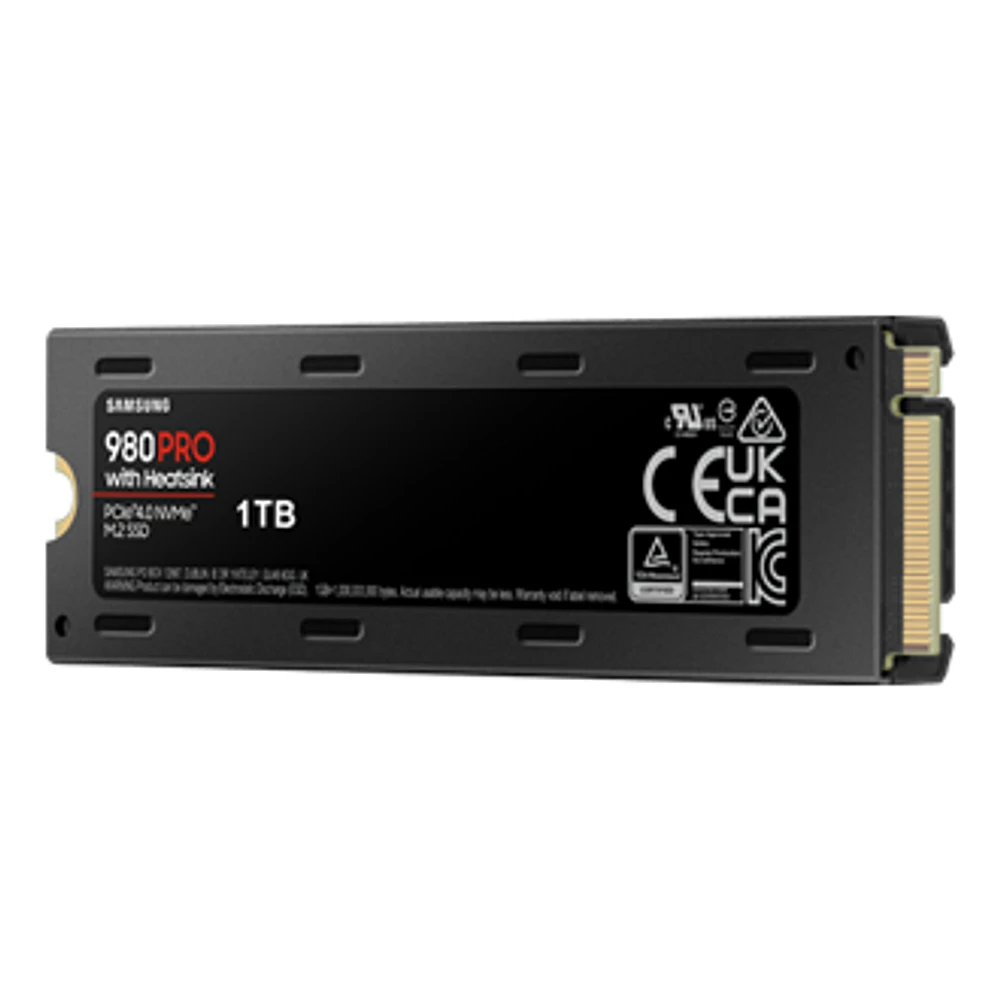 SSD 980 PRO com dissipador de calor PCIe 4.0 NVMe 2T MZ-V8P1T0CW | Samsung Portugal