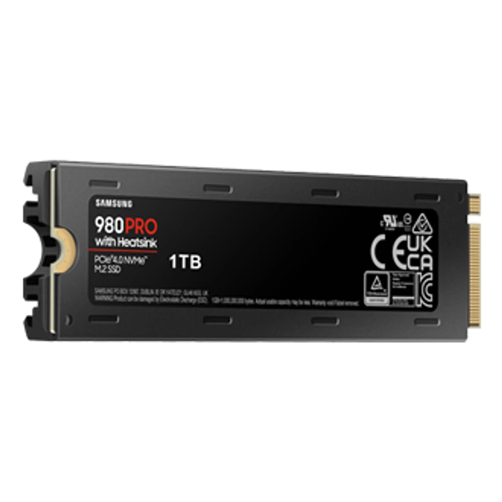 SSD 980 PRO com dissipador de calor PCIe 4.0 NVMe 2T MZ-V8P1T0CW | Samsung Portugal