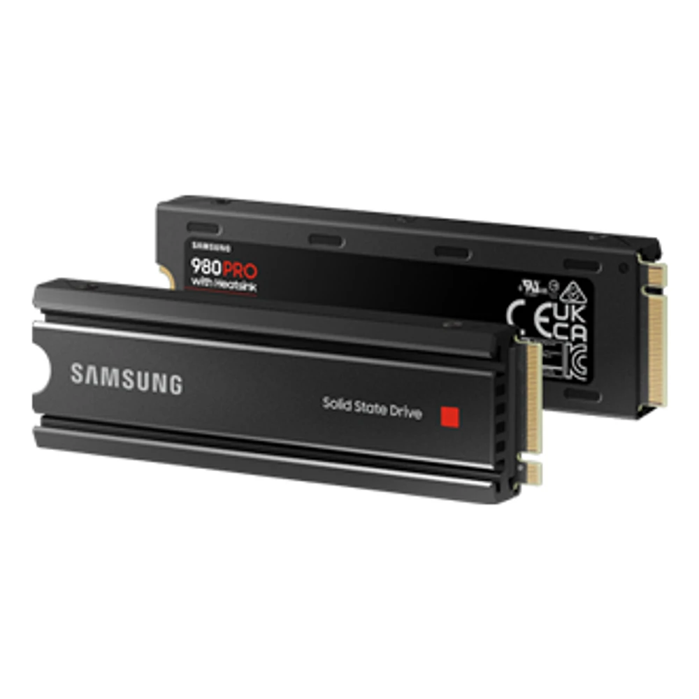 SSD 980 PRO com dissipador de calor PCIe 4.0 NVMe 2T MZ-V8P1T0CW | Samsung Portugal