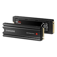 SSD 980 PRO com dissipador de calor PCIe 4.0 NVMe 2T MZ-V8P1T0CW | Samsung Portugal