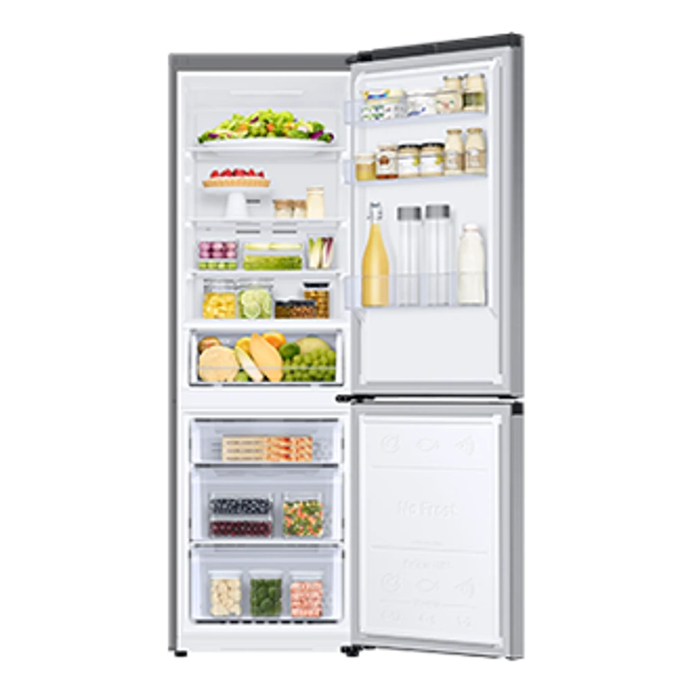 Frigorífico Combinado RB34C600CSA (No Frost - Wi-Fi - Alt. 1.85m - 344L - Look Inox) Prateado | Samsung Portugal