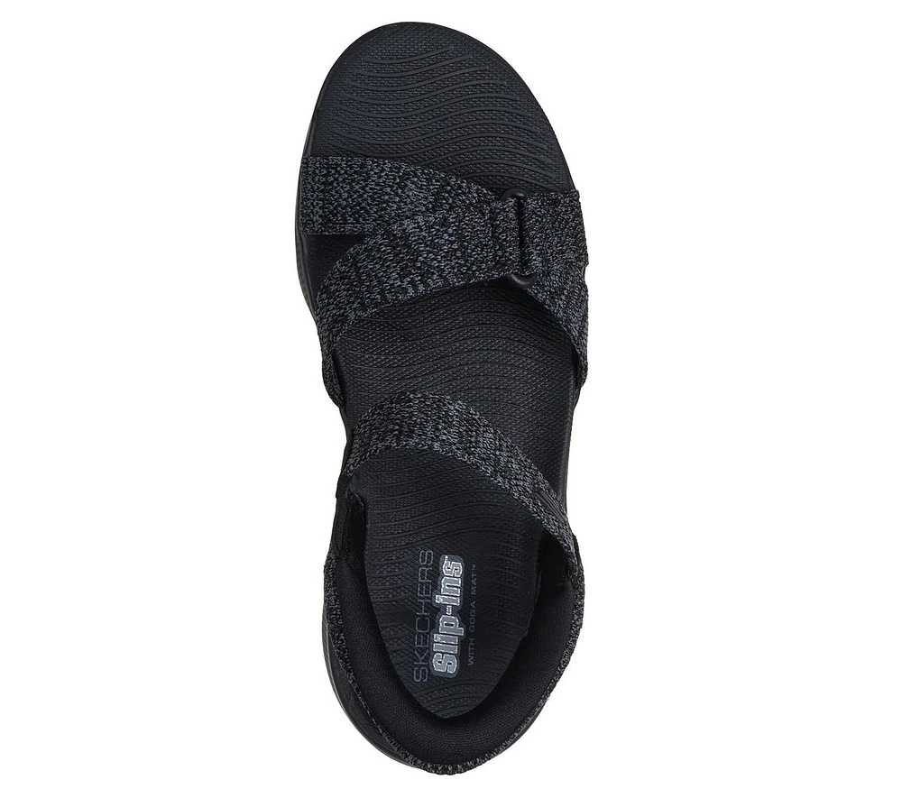 Skechers Slip-ins: GO WALK Massage Fit Sandal - Heather