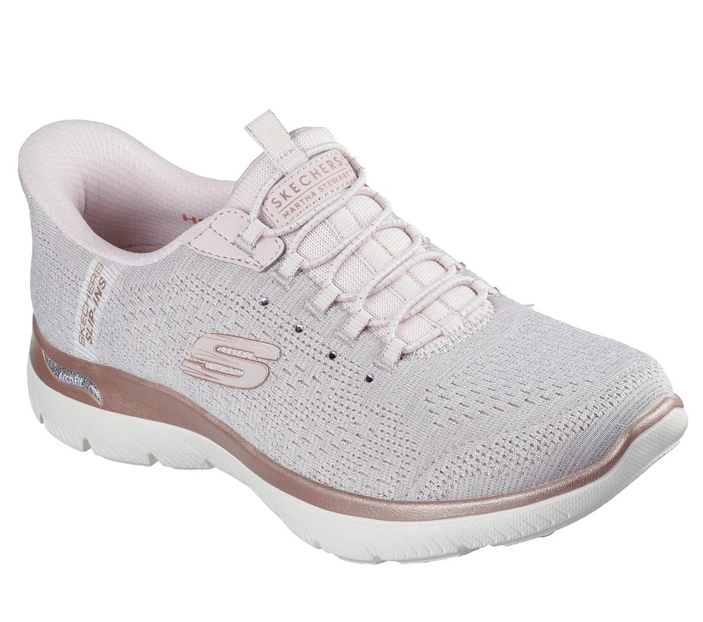Martha Stewart Skechers Slip-ins: Arch Fit Summits - Soft Shimmer