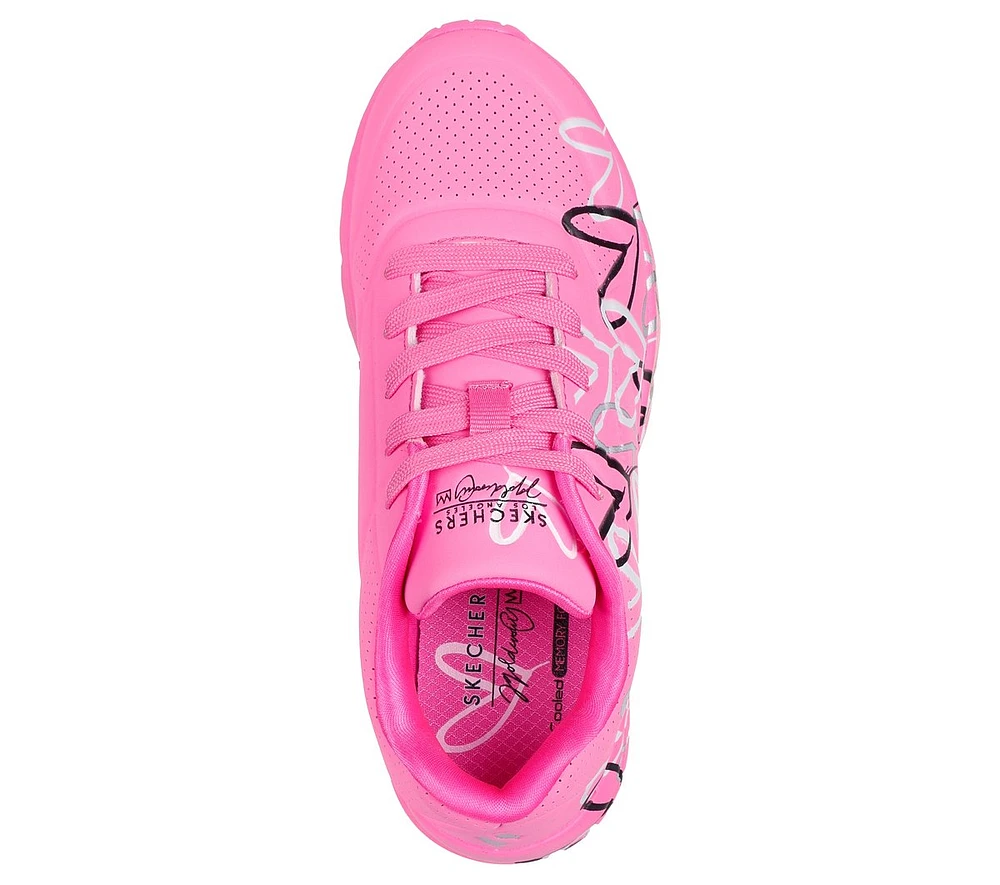 Skechers x JGoldcrown: Uno Lite - Metallic Love