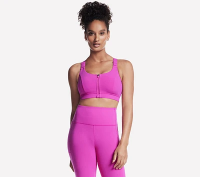 GO WALK Zip Front Bra