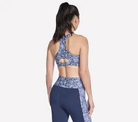 GO WALK Indigo Paisley Zip Front Bra