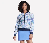 GO WALK Seascape Floral Reversible Jacket
