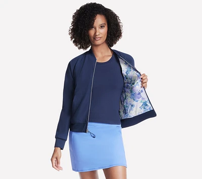 GO WALK Seascape Floral Reversible Jacket