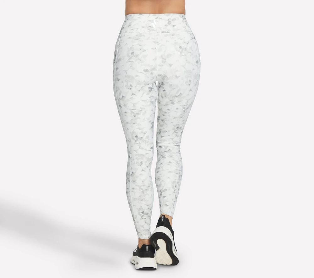 GO FLEX RIB Floral Mirage Full Length High-Waisted Legging