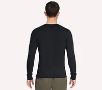 GO KNIT Waffle Henley
