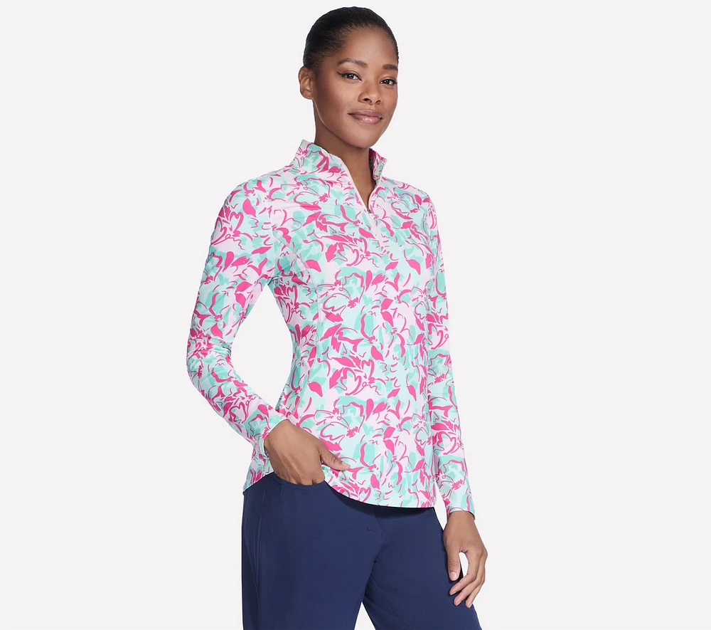 GO GOLF Tropical Garden 1/4 Zip