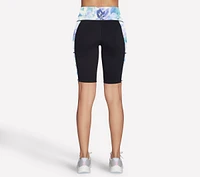GO WALK Seascape Floral 10 Inch Bike Short