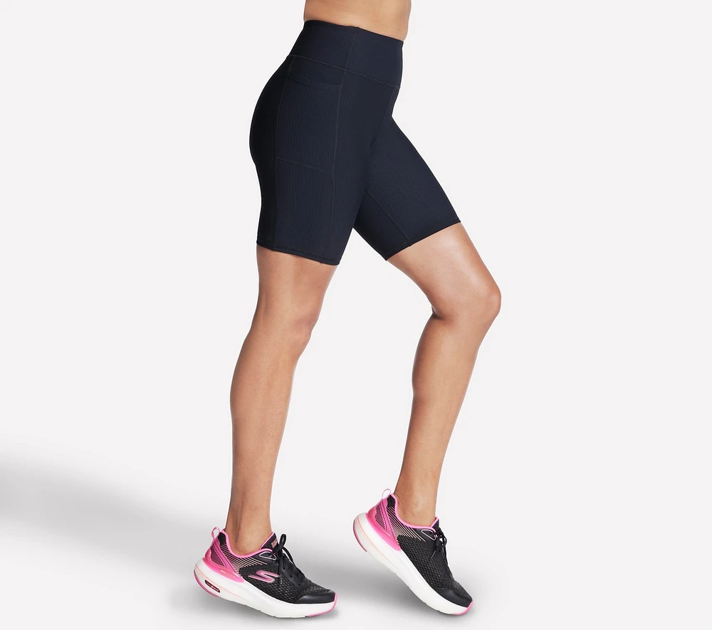 GO FLEX RIB High Waisted 8 Inch Bike Short