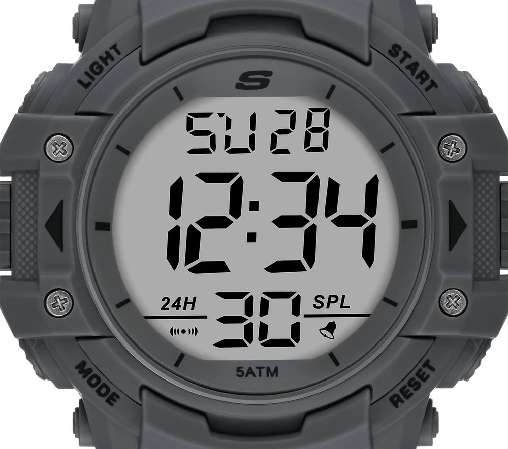Keats Fast Wrap Digital Gray Watch
