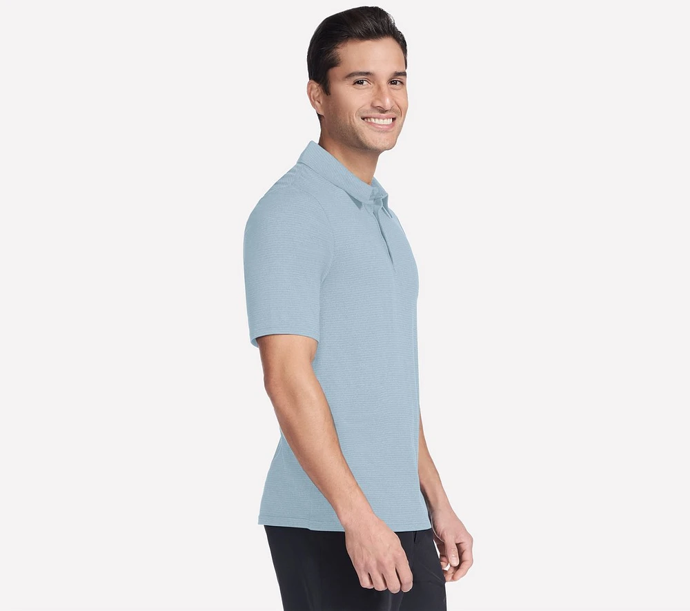 GO GOLF DRI All Day Stripe Polo