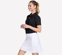 GO GOLF Short Sleeve Birdie Zip Front Polo