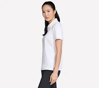 GO GOLF Short Sleeve Birdie Zip Front Polo