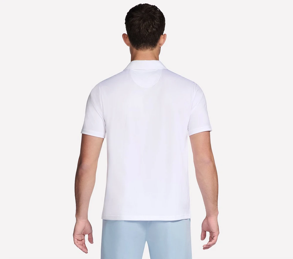GO DRI Charge Palm Stripe Polo