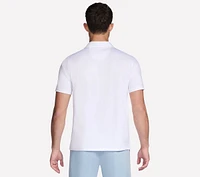GO DRI Charge Palm Stripe Polo