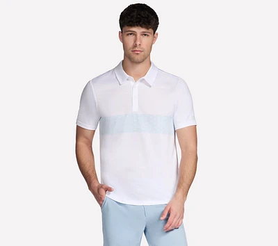 GO DRI Charge Palm Stripe Polo