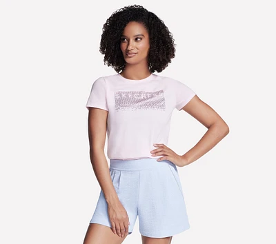 Rhinestone Cascade Modern Tee