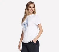 Floral Diamond Classic Crew Tee