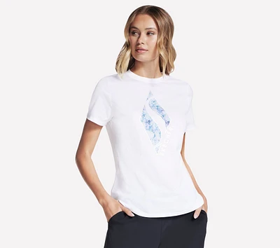 Floral Diamond Classic Crew Tee