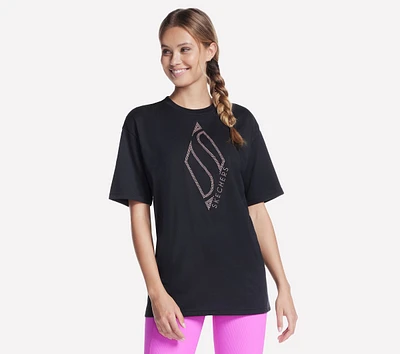 Stud Diamond Short Sleeve Tee