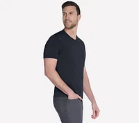 GO DRI Pima Short Sleeve V-Neck