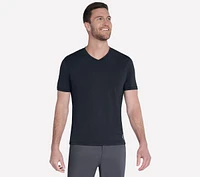 GO DRI Pima Short Sleeve V-Neck