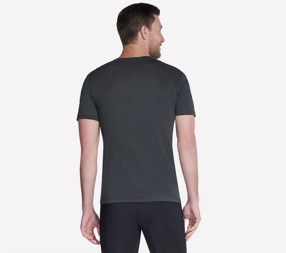 GO DRI Pima Short Sleeve V-Neck