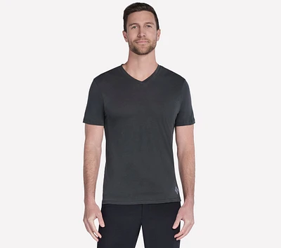 GO DRI Pima Short Sleeve V-Neck
